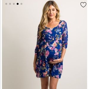 Floral maternity dress